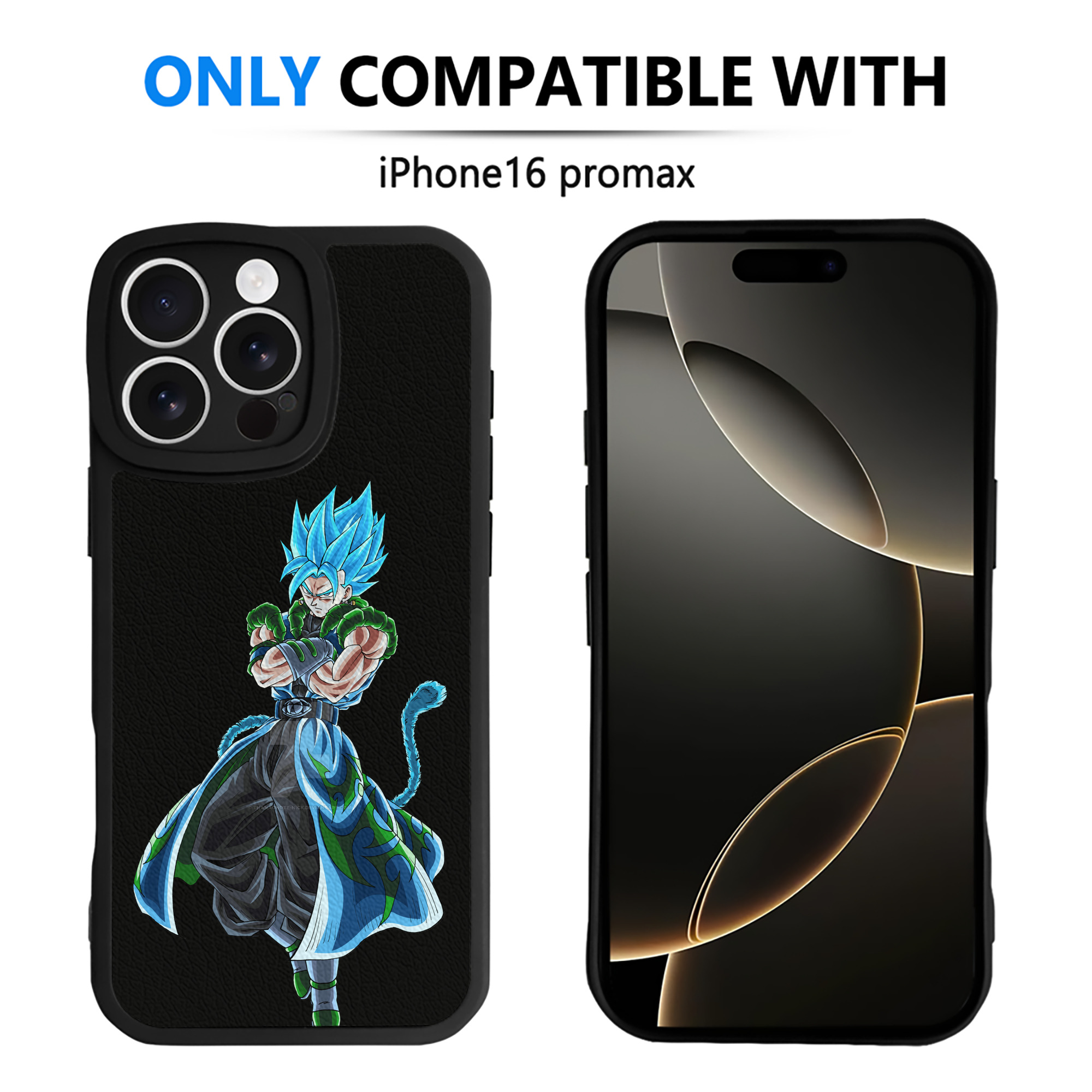 （画像用） ドラゴンボール ベジット DRAGON BALL Vegetto 【iPhone 16シリーズ対応】シリコンスマホケース（レザー調） 材質：シリコン